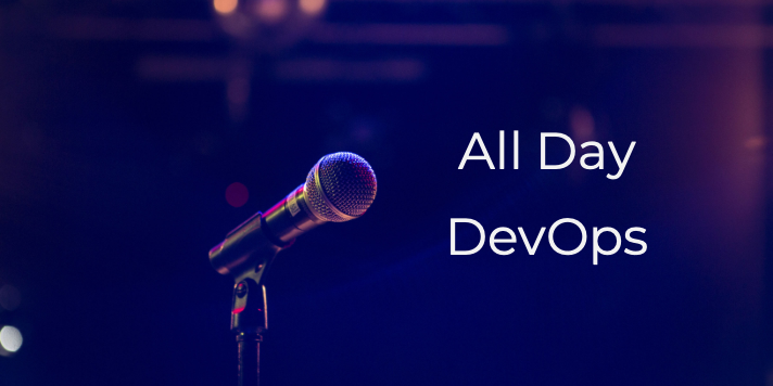 All Day DevOps A microphone